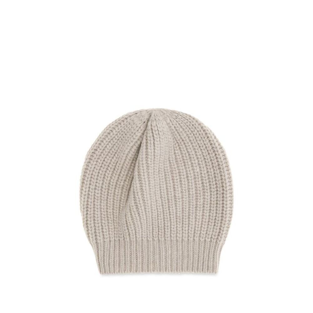 Brunello Cucinelli Beige Silk Women's Beanie